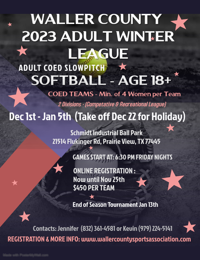 WCSA Adult Winter League 2023
