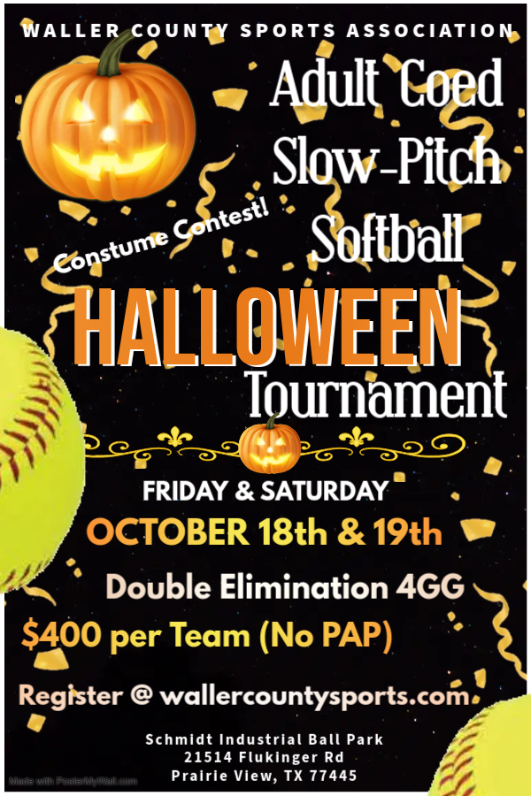 Adult Softball 2024 Halloween